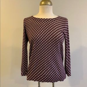 LOFT 3/4 Sleeve Cotton Sweater